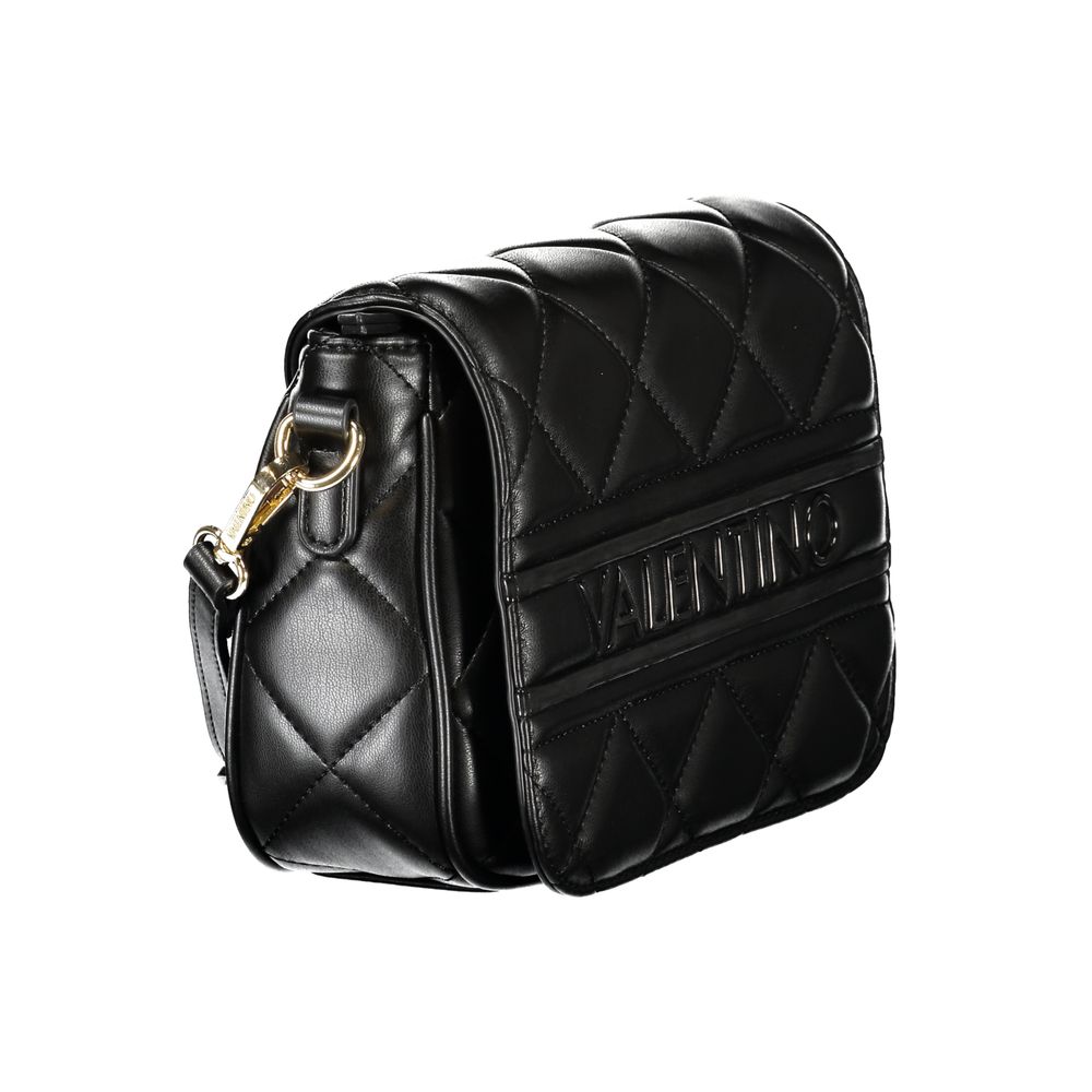 Mario Valentino Schwarze Polyethylen-Damenhandtasche