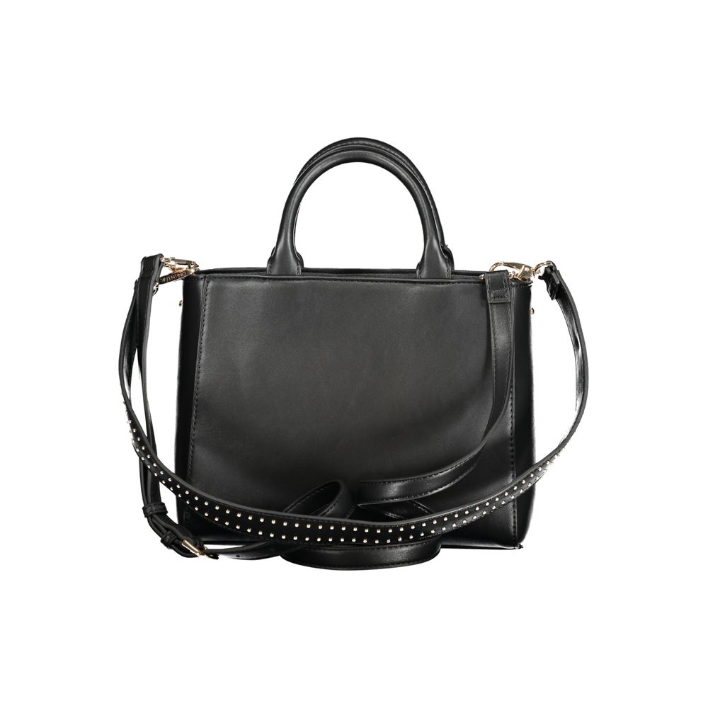 Mario Valentino Schwarze Polyethylen-Damenhandtasche