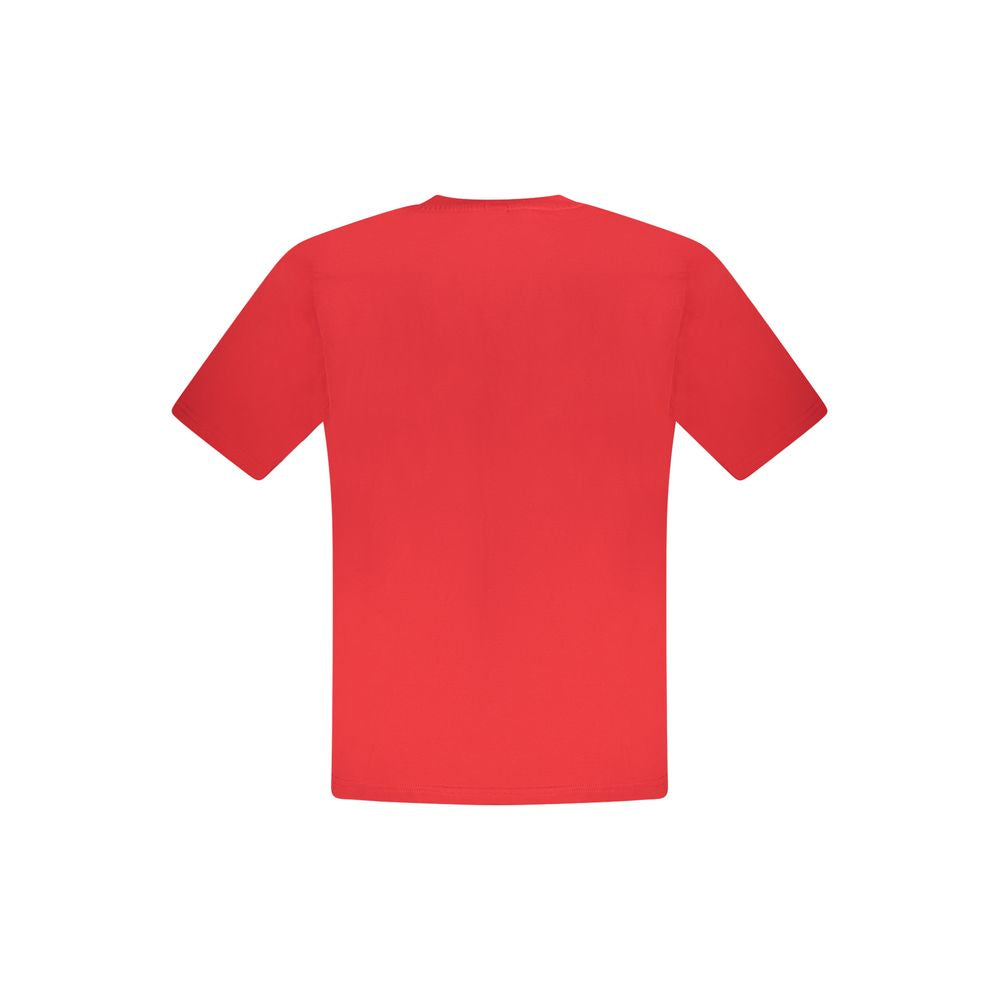 North Sails Herren T-Shirt aus roter Baumwolle