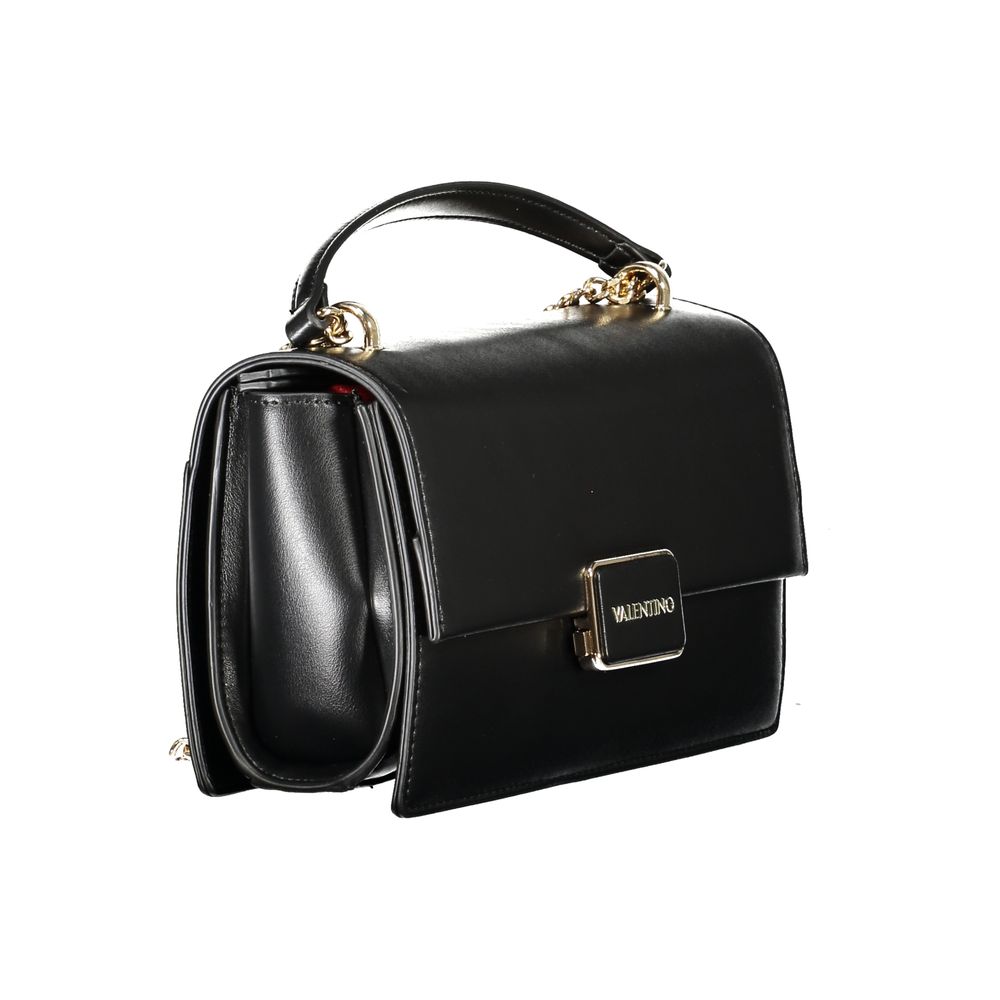 Mario Valentino Schwarze Polyethylen-Damenhandtasche