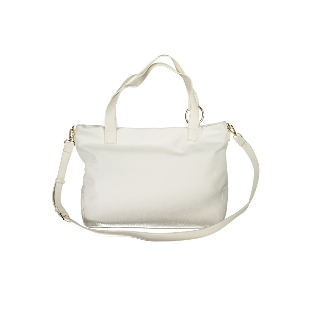 Mario Valentino – Weiße Polyethylen-Handtasche