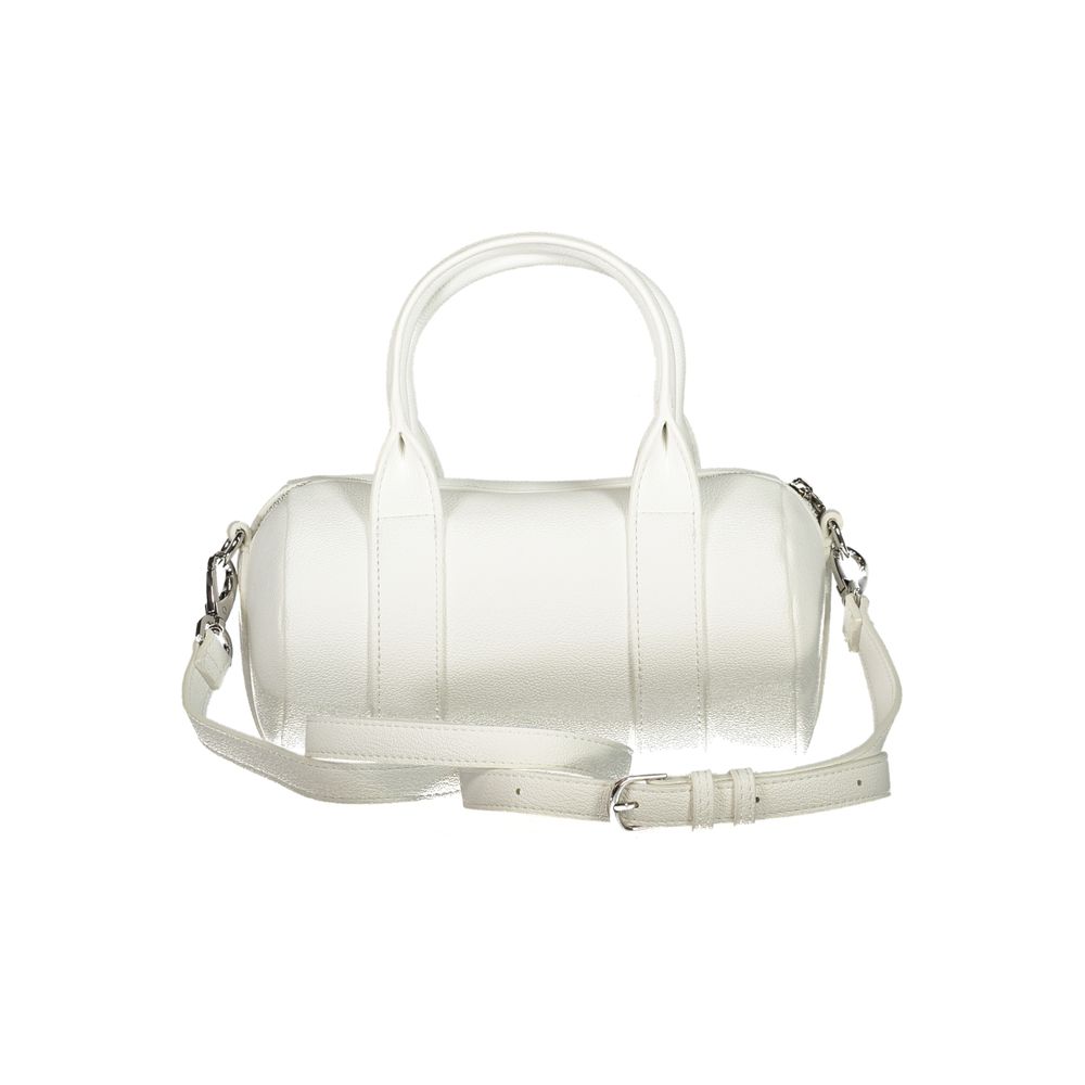 Mario Valentino – Weiße Polyethylen-Handtasche