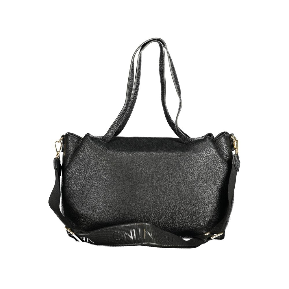 Mario Valentino Schwarze Polyethylen-Damenhandtasche