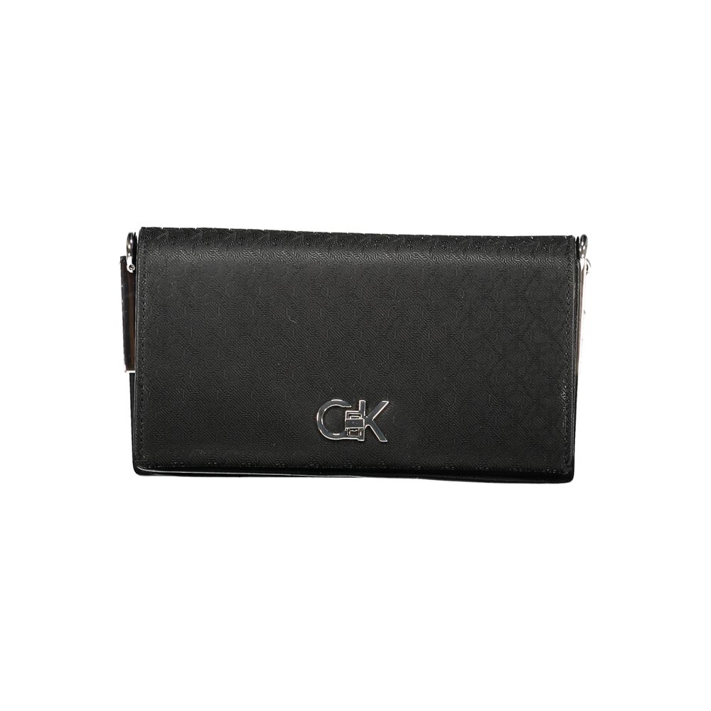 Calvin Klein Schwarze Polyester-Damenhandtasche