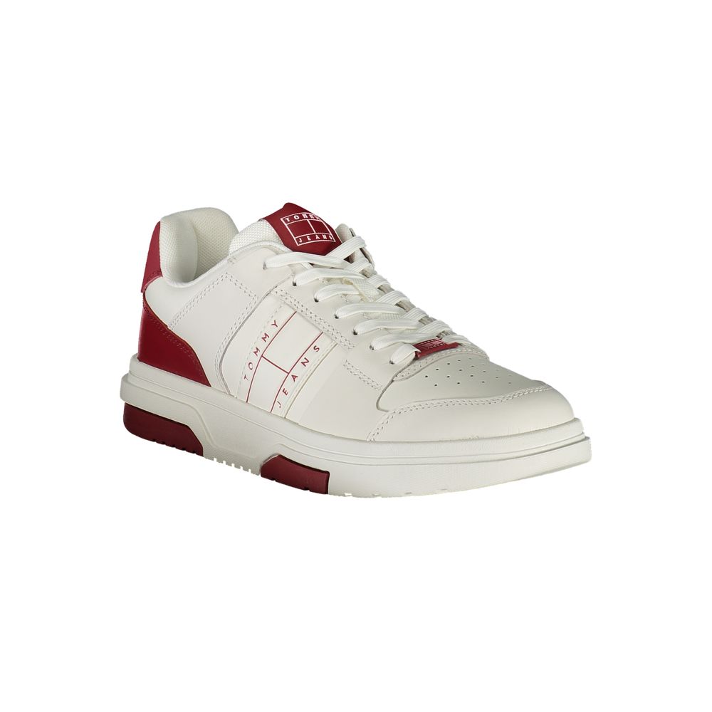 Tommy Hilfiger – Rote Leder-Sneaker für Herren