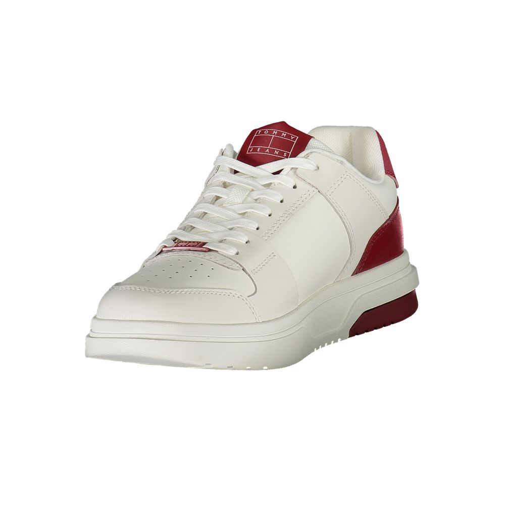 Tommy Hilfiger – Rote Leder-Sneaker für Herren