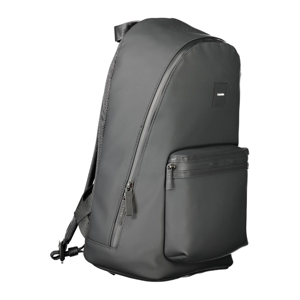 Calvin Klein Schwarzer Polyester Herren Rucksack