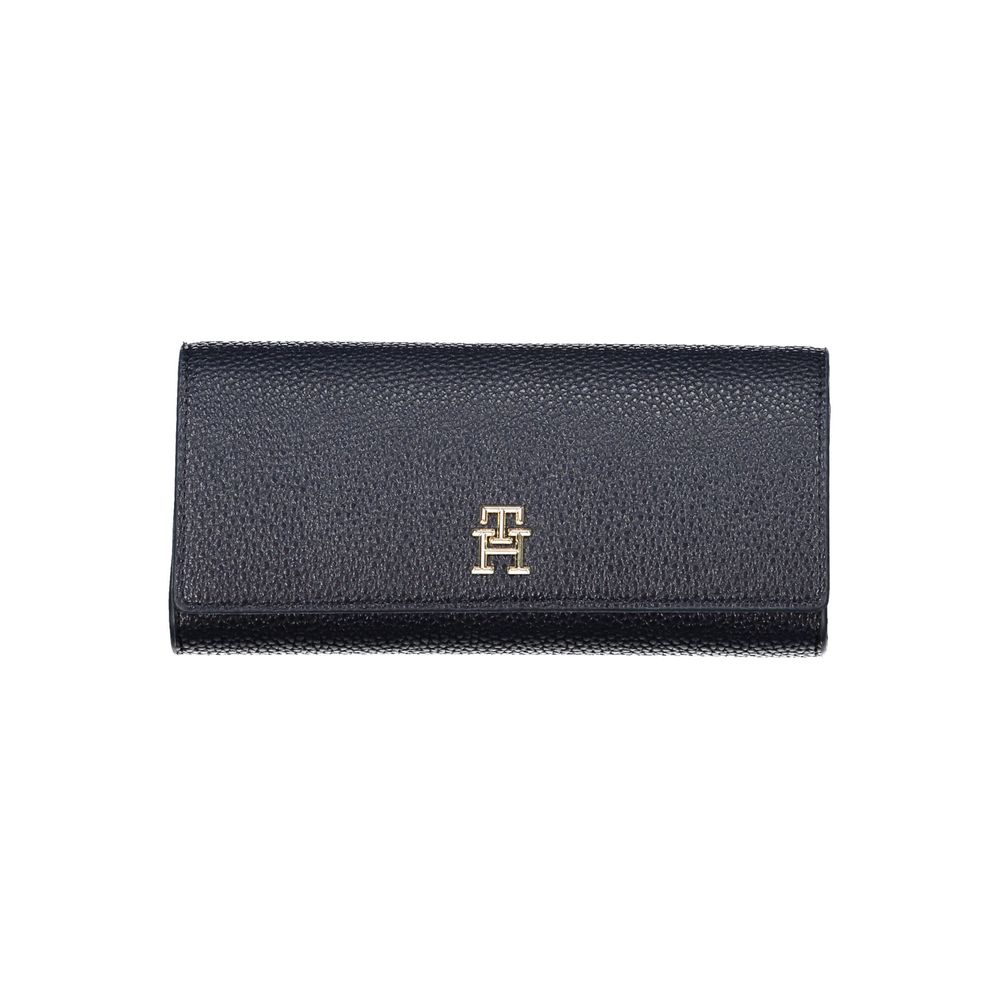 Tommy Hilfiger – Blaue Polyethylen-Geldbörse für Damen