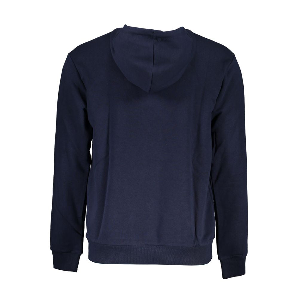 Fila – Blaues Kapuzensweatshirt aus Baumwollmischung