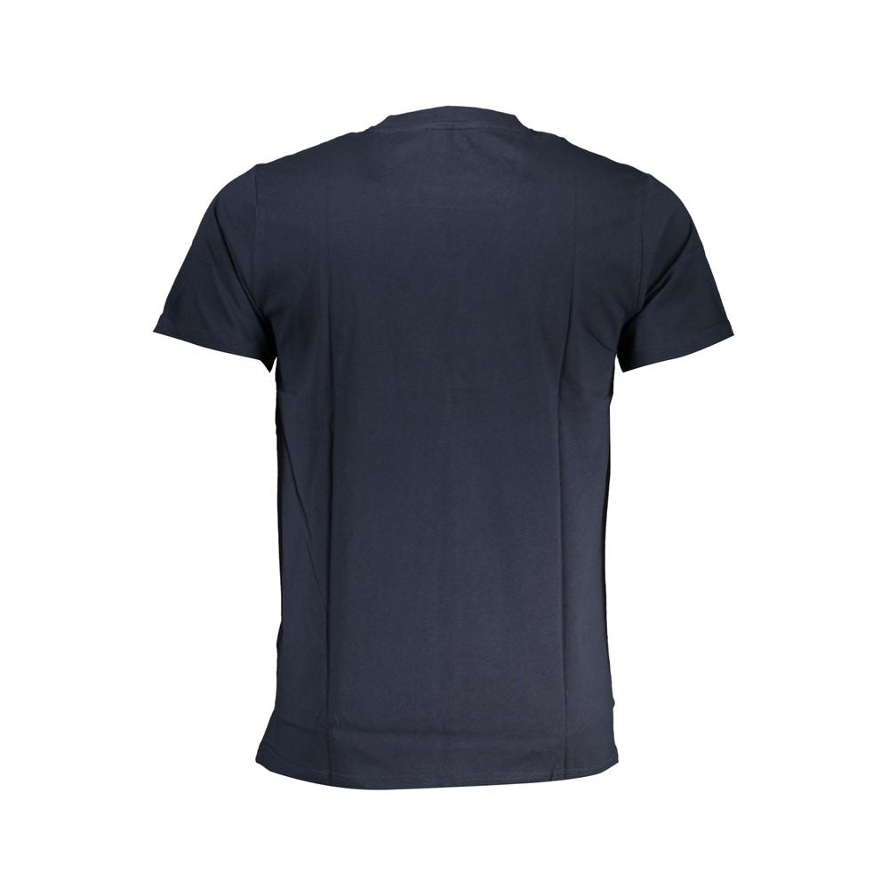 Blaues Baumwoll-T-Shirt der Cavalli-Klasse
