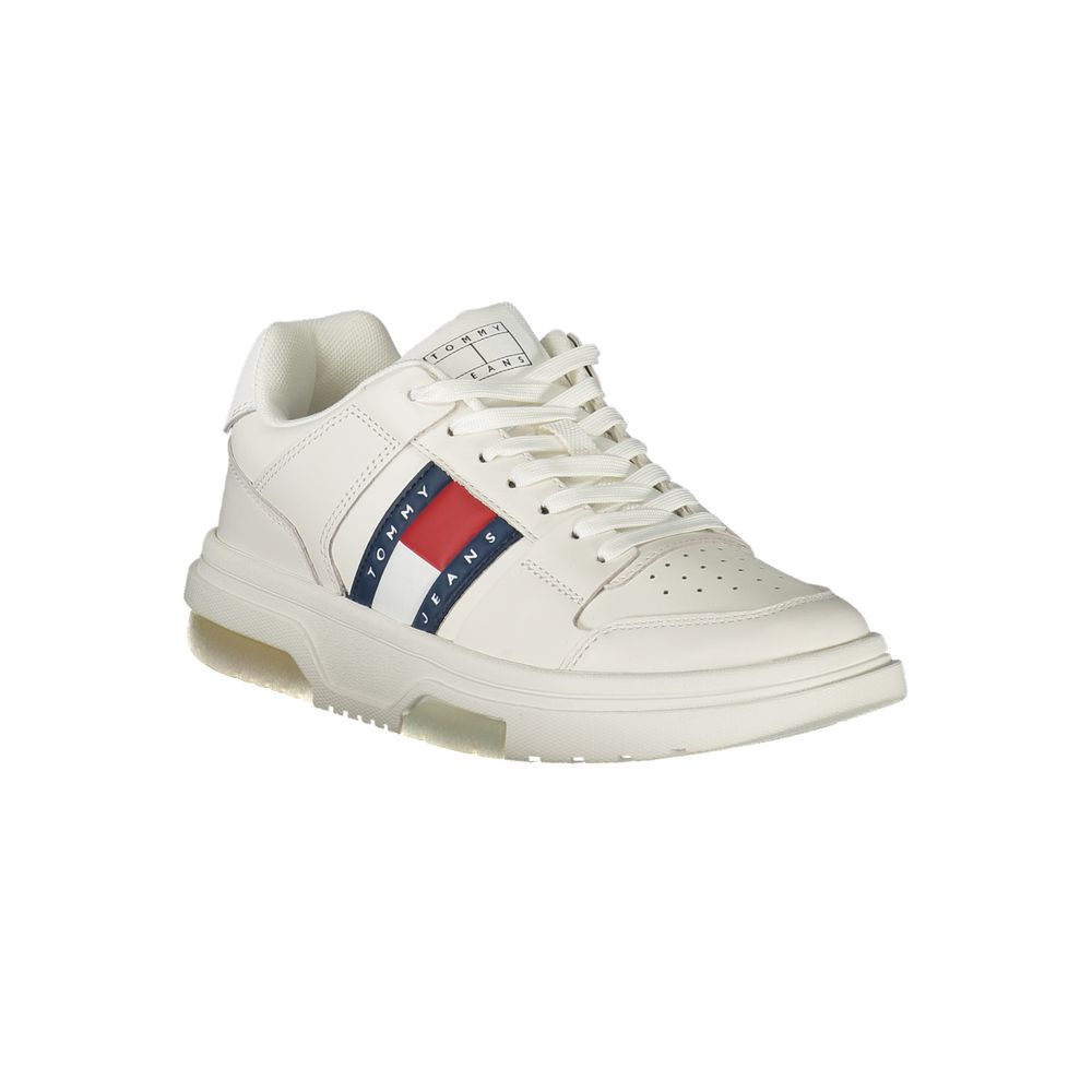 Tommy Hilfiger – Weiße Leder-Sneaker für Damen