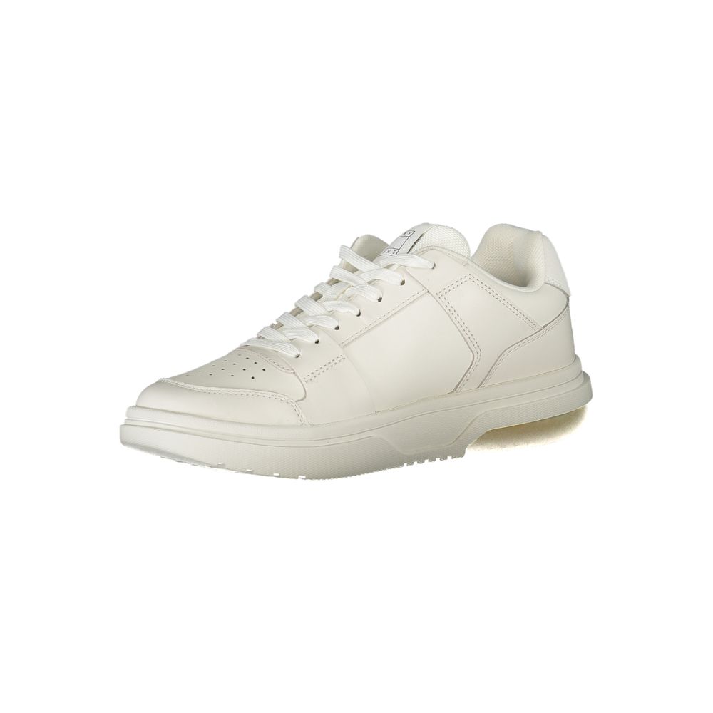 Tommy Hilfiger – Weiße Leder-Sneaker für Damen