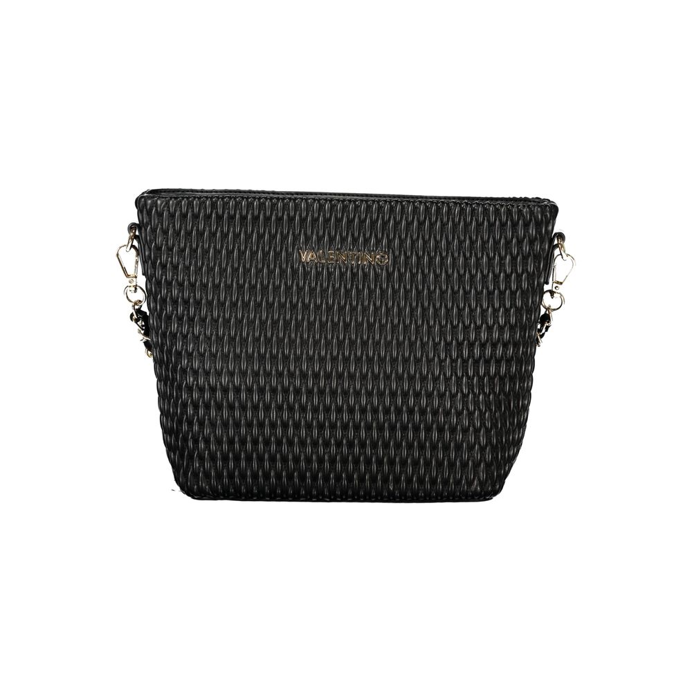 Mario Valentino Schwarze Polyethylen-Damenhandtasche
