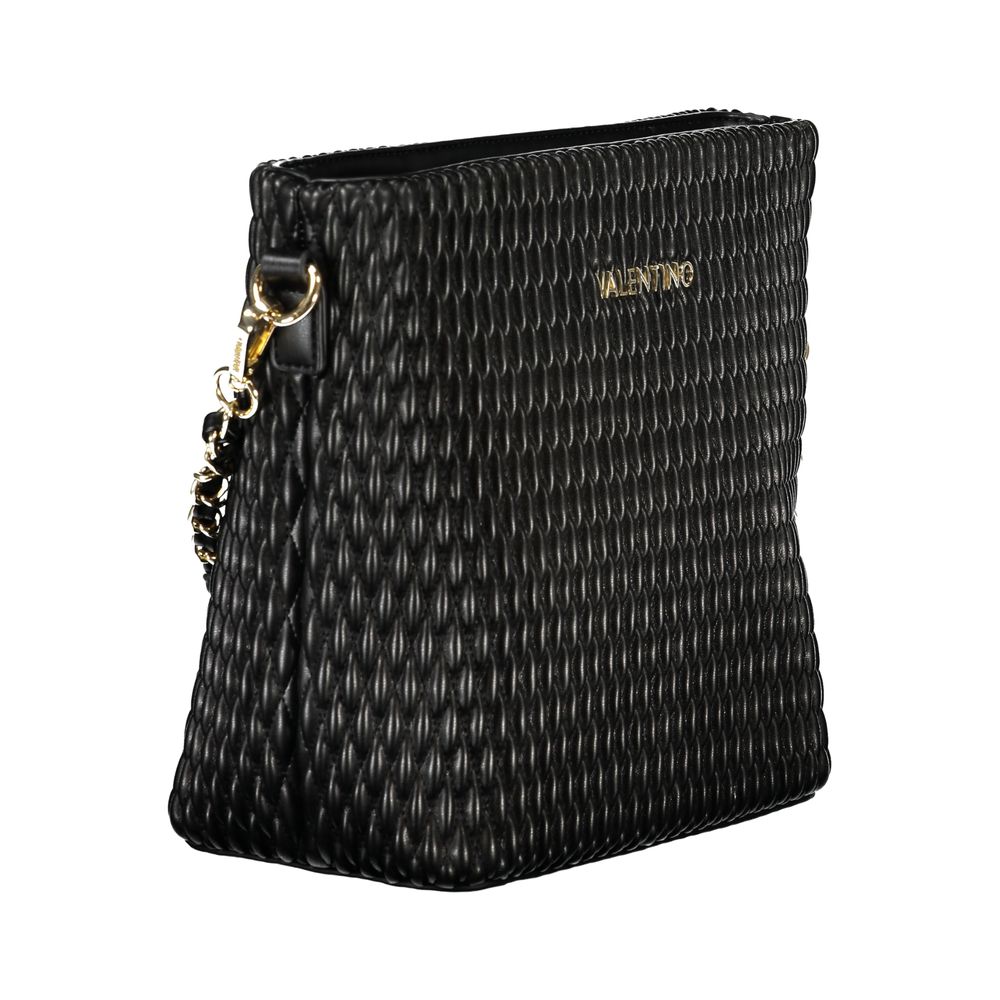 Mario Valentino Schwarze Polyethylen-Damenhandtasche