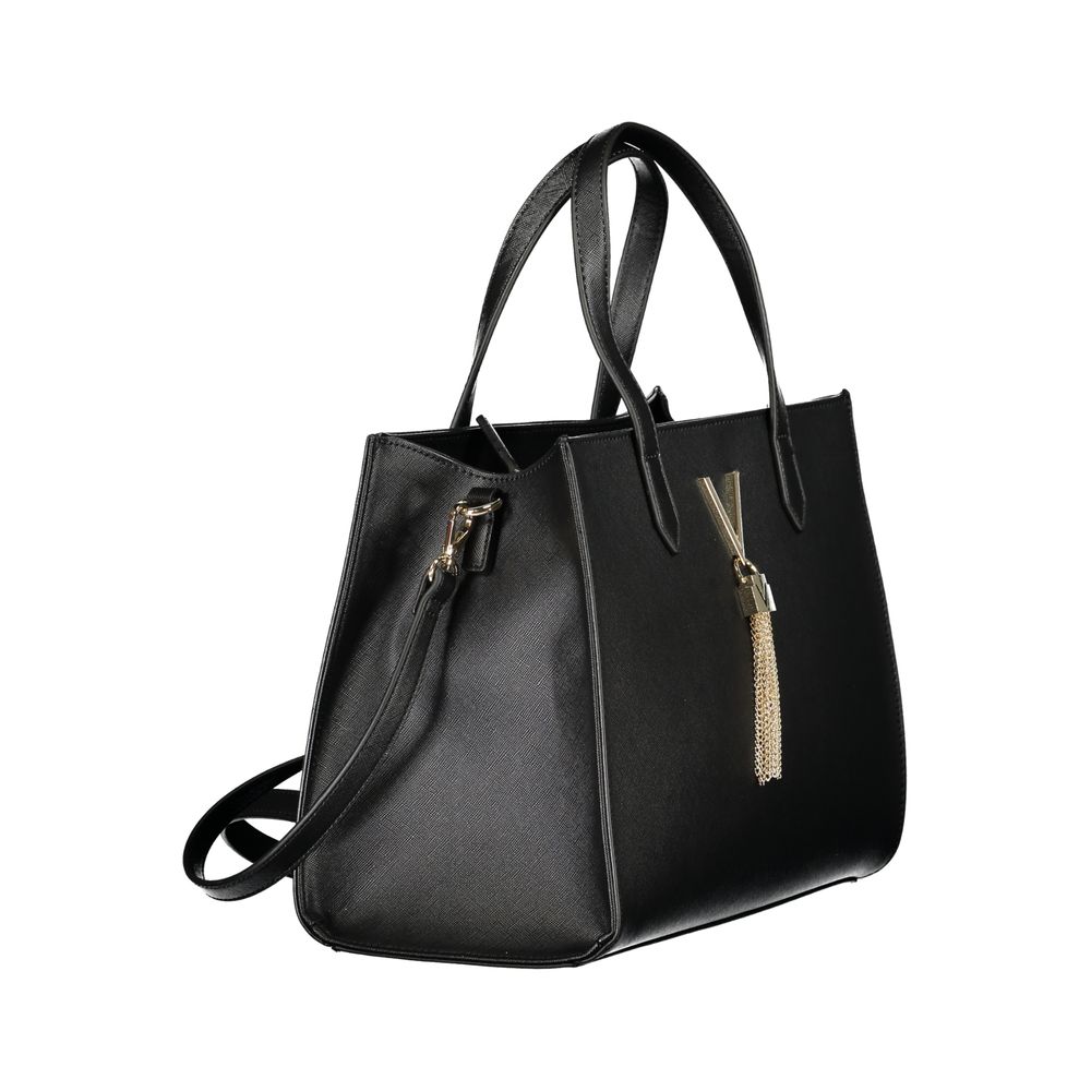 Mario Valentino Schwarze Polyethylen-Handtasche