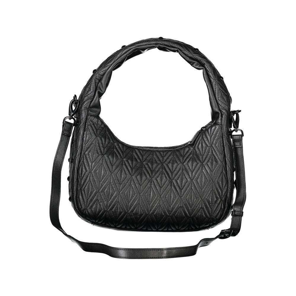 Mario Valentino Schwarze Polyethylen-Damenhandtasche