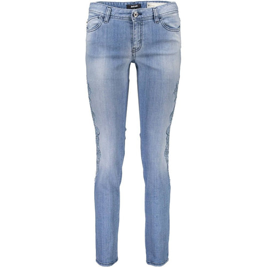 Just Cavalli Hellblaue Damenjeans aus Baumwolle