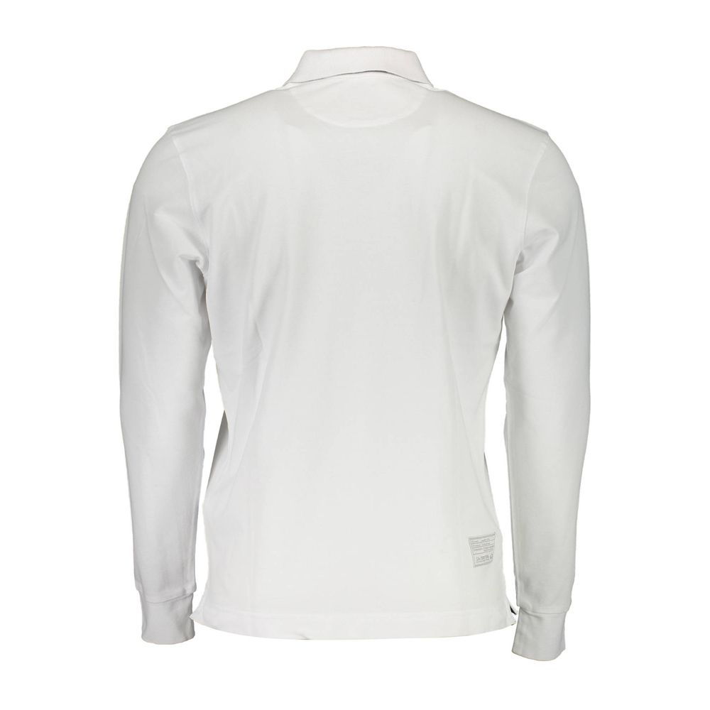 La Martina Elegantes Langarm-Polo mit Kontrastdetails