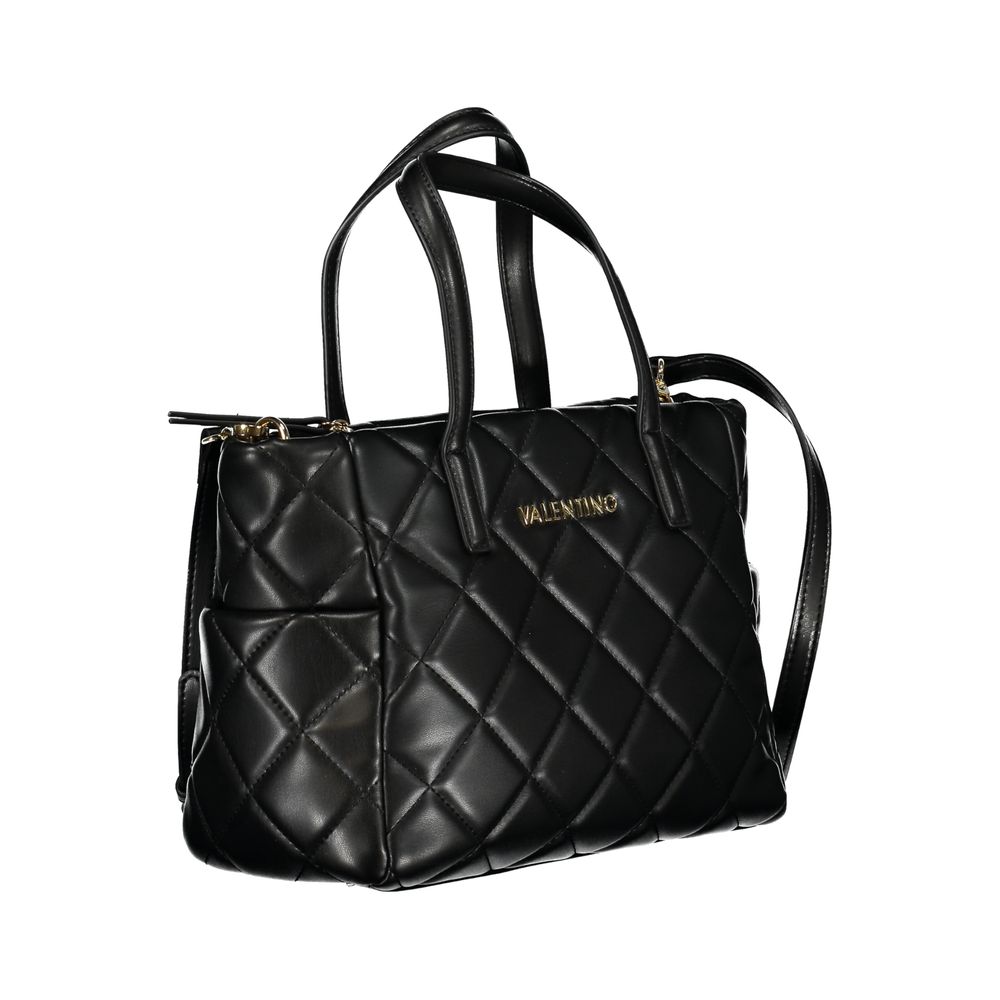 Mario Valentino Schwarze Polyethylen-Damenhandtasche