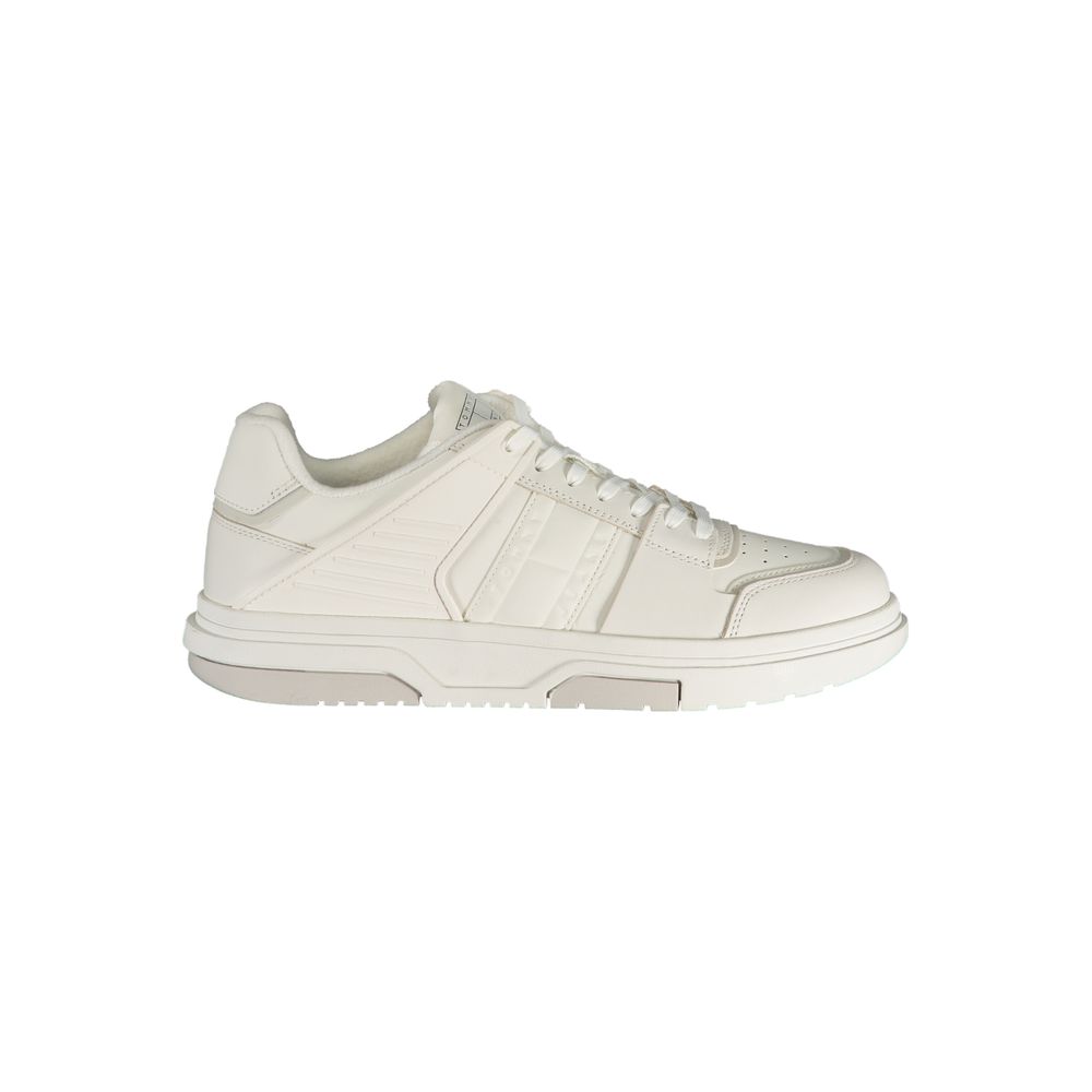 Tommy Hilfiger – Weiße Leder-Sneaker für Herren