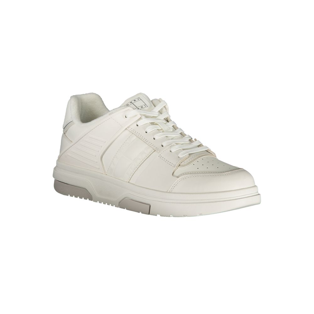 Tommy Hilfiger – Weiße Leder-Sneaker für Herren