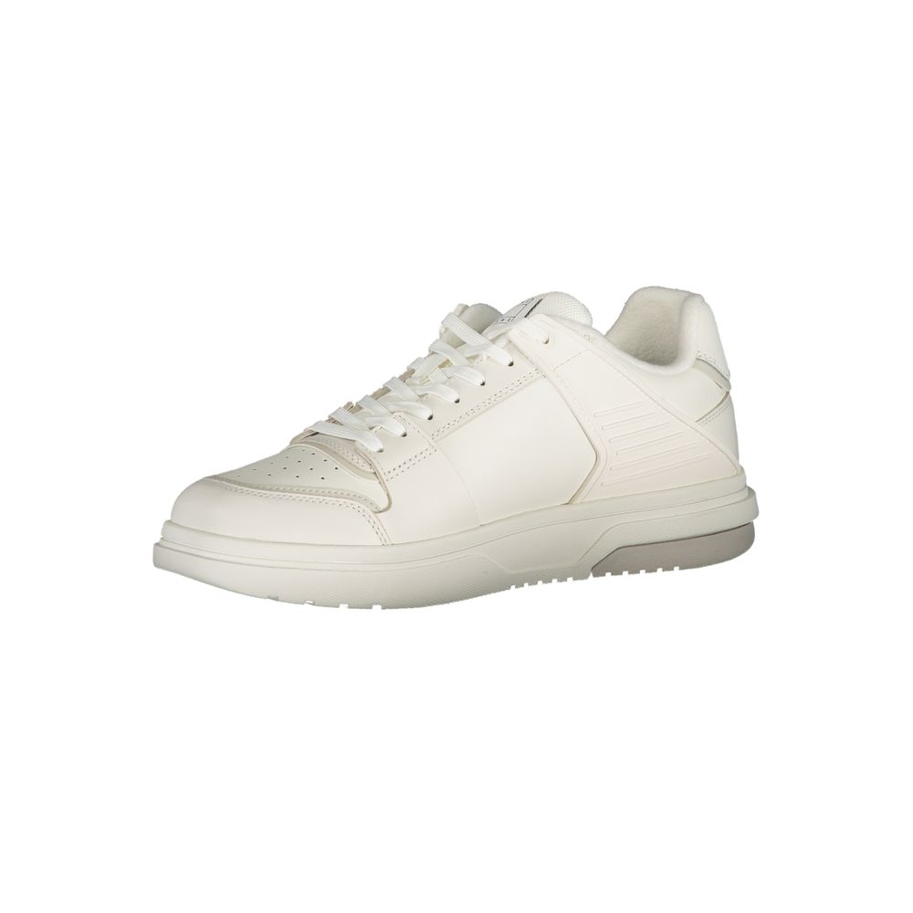 Tommy Hilfiger – Weiße Leder-Sneaker für Herren