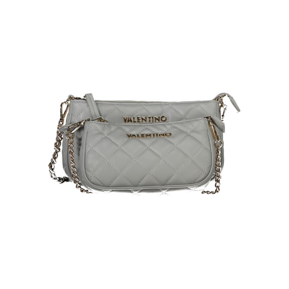Mario Valentino Graue Polyethylen-Damenhandtasche