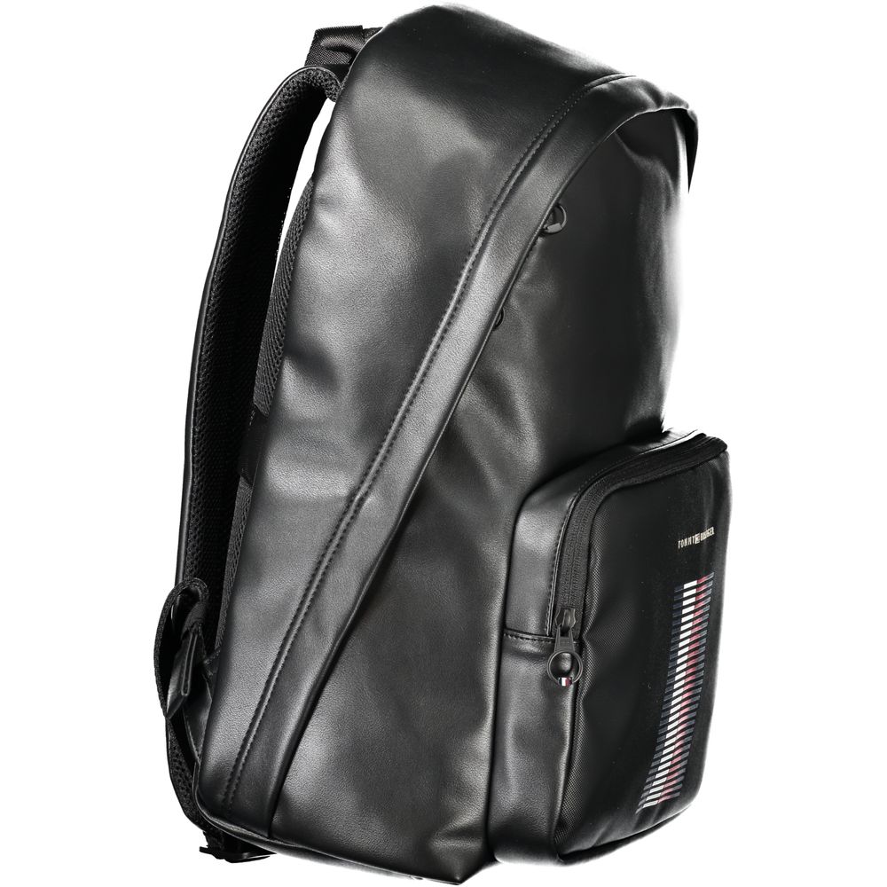 Tommy Hilfiger – Schwarzer Polyethylen-Rucksack für Herren