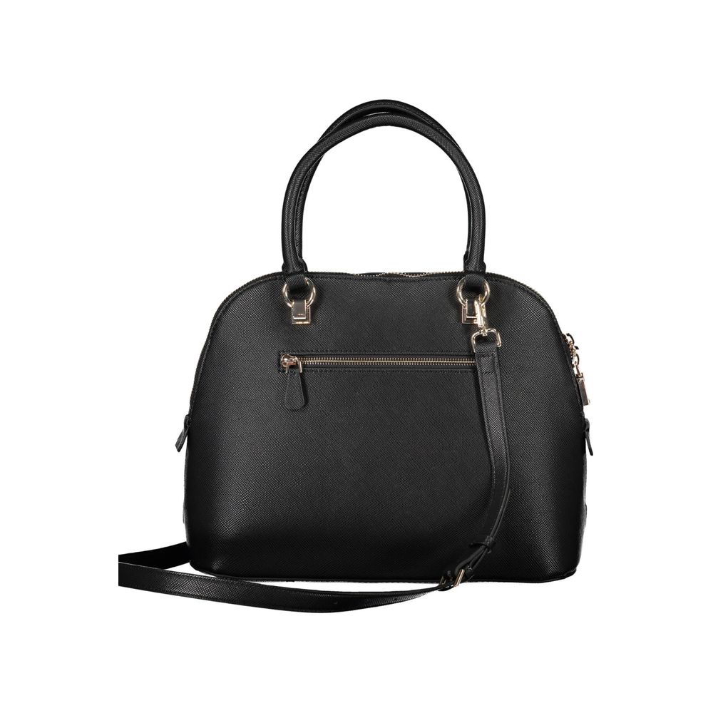 Guess Jeans Schwarze Polyethylen-Damenhandtasche