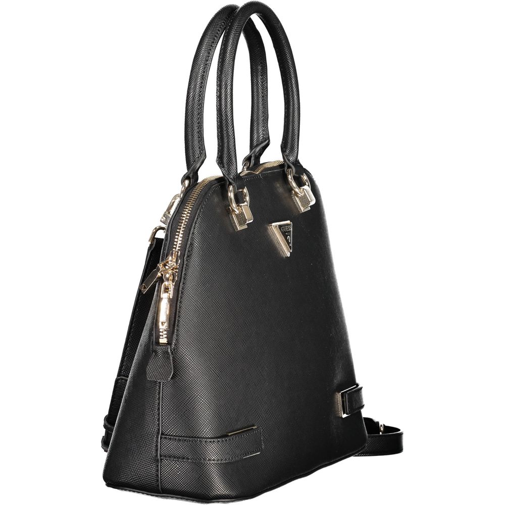 Guess Jeans Schwarze Polyethylen-Damenhandtasche