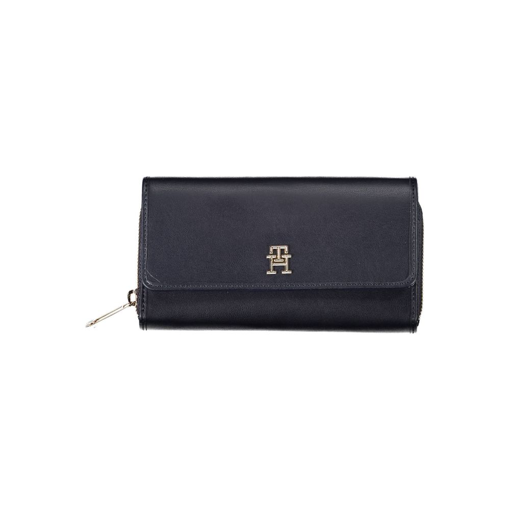 Tommy Hilfiger – Blaue Polyethylen-Geldbörse für Damen