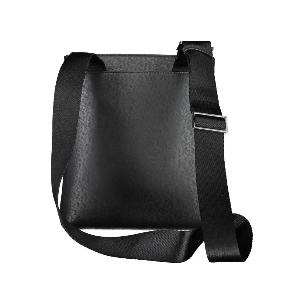 Calvin Klein – Umweltfreundliche, schwarze Umhängetasche mit Logo
