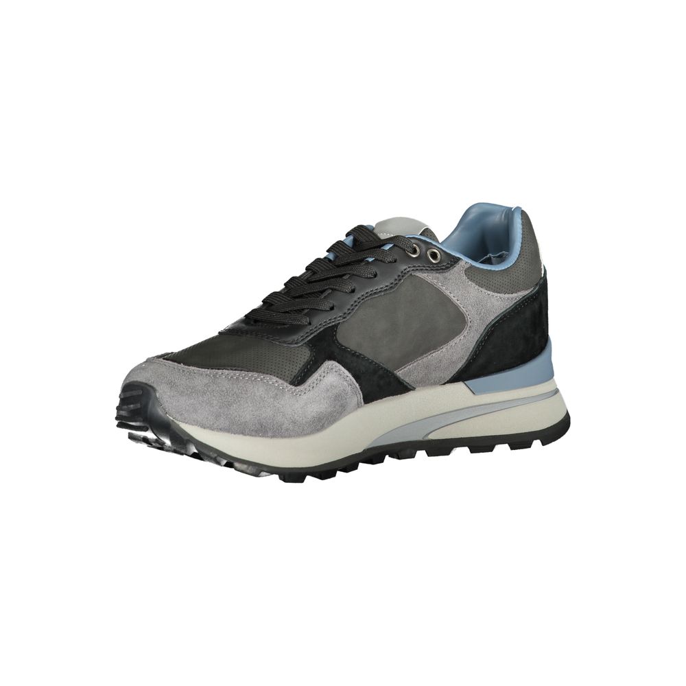 Blauer grauer Herren-Sneaker aus Polyethylen