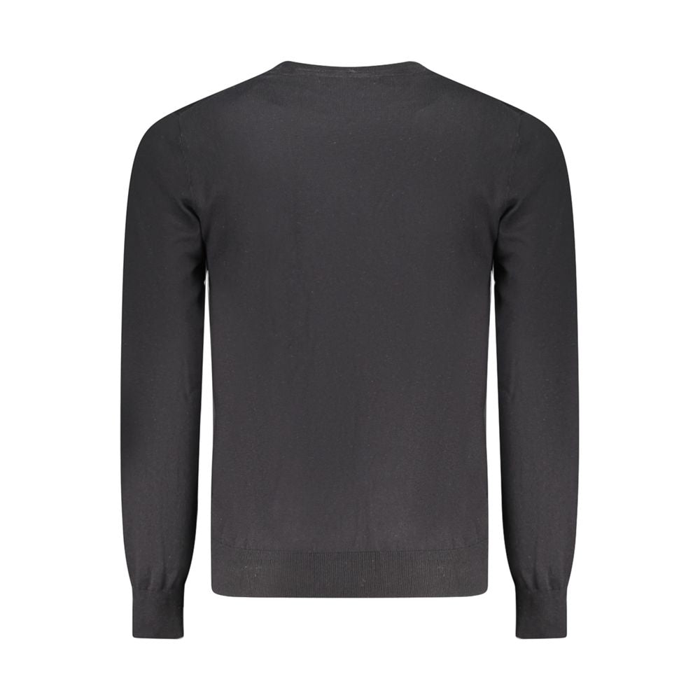 Guess Jeans Schwarzer Baumwollpullover für Herren