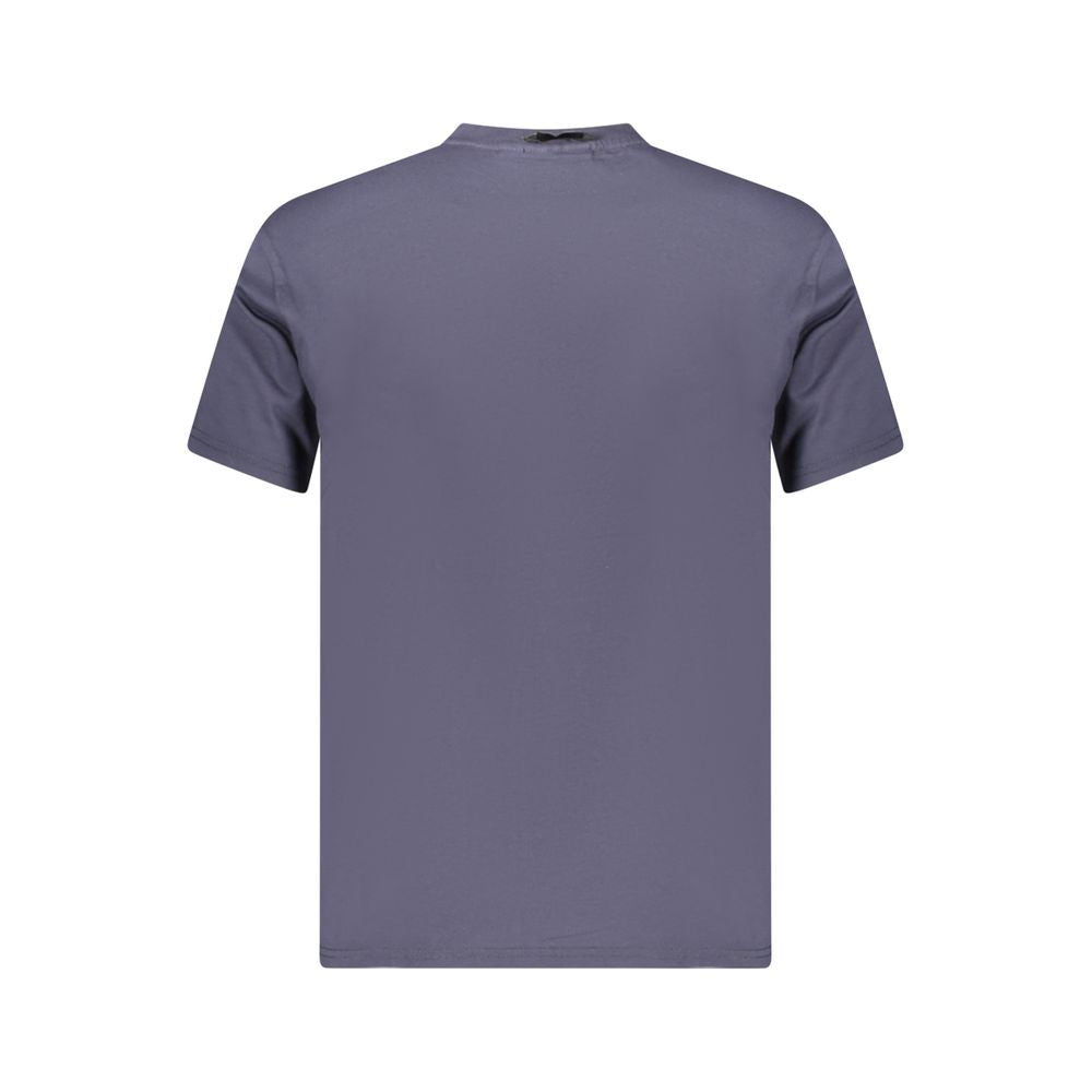 Napapijri Blaues Herren-T-Shirt aus Baumwolle