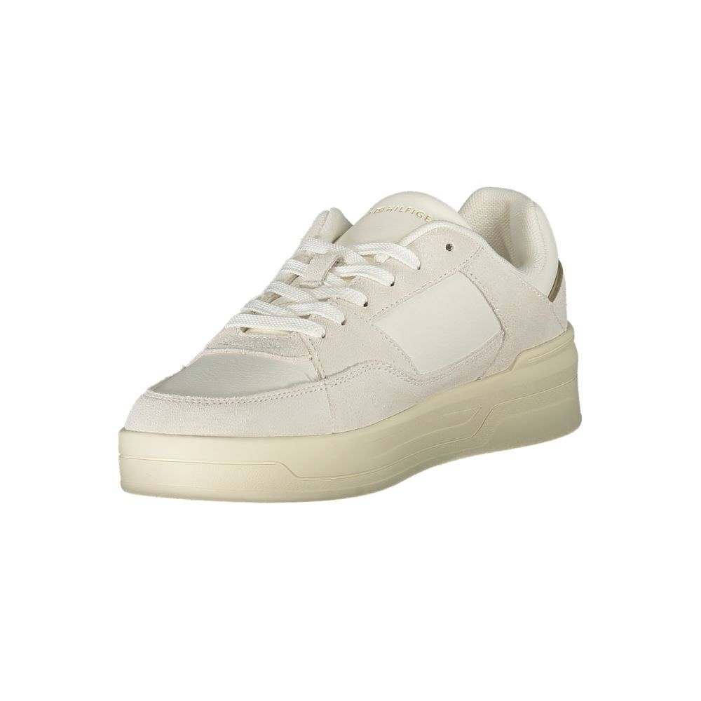 Tommy Hilfiger – Weiße Leder-Sneaker für Damen