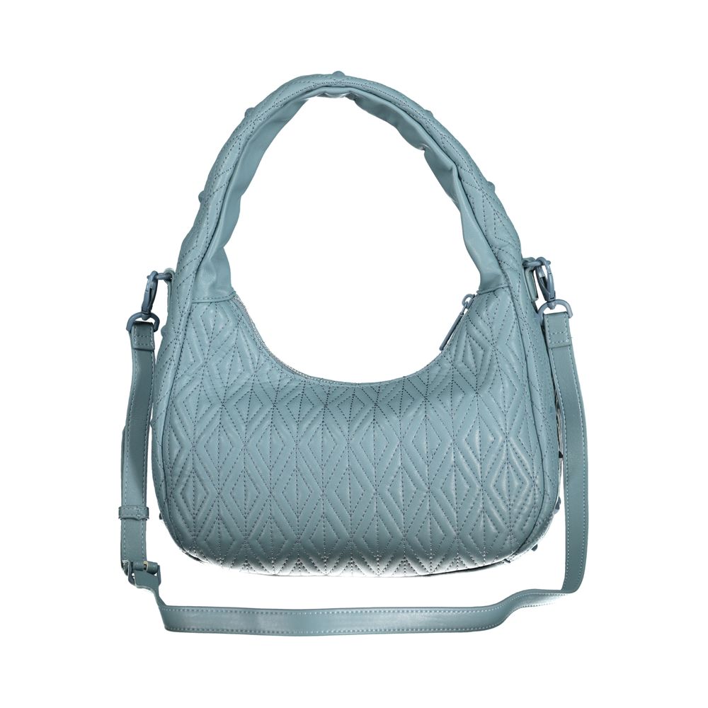 Mario Valentino Blaue Polyethylen-Damenhandtasche