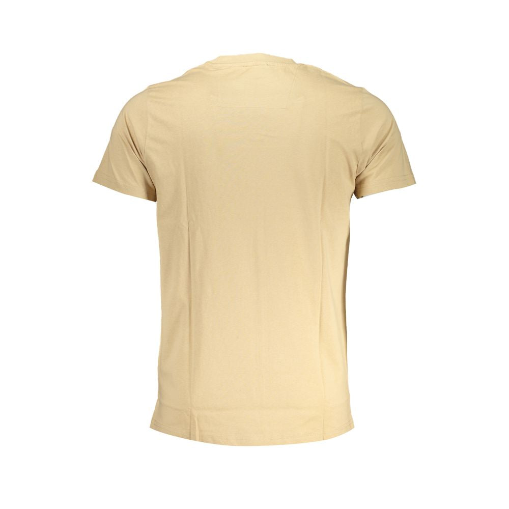 Beiges Baumwoll-T-Shirt der Cavalli-Klasse