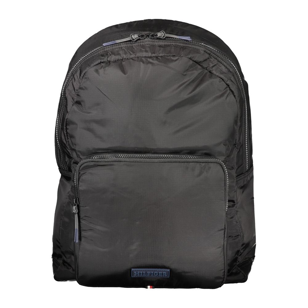Tommy Hilfiger – Schwarzer Nylon-Rucksack
