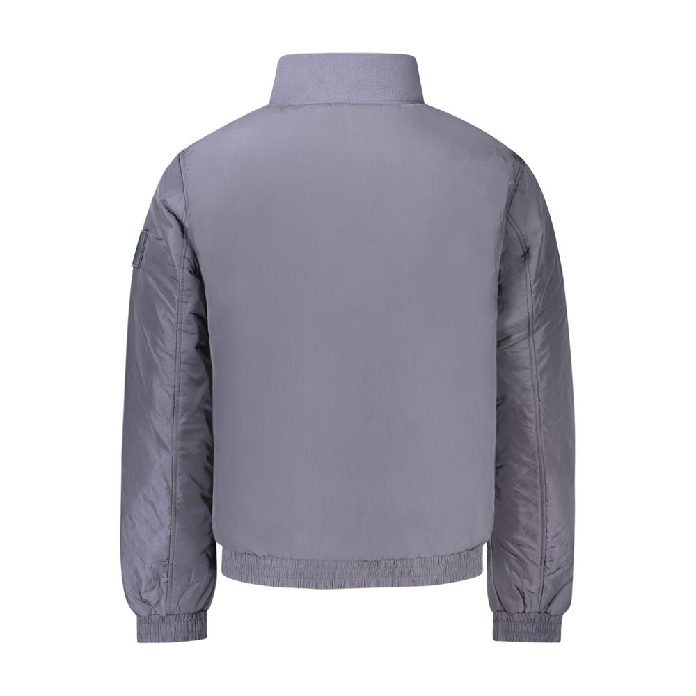 Calvin Klein – Blaue Polyamid-Herrenjacke