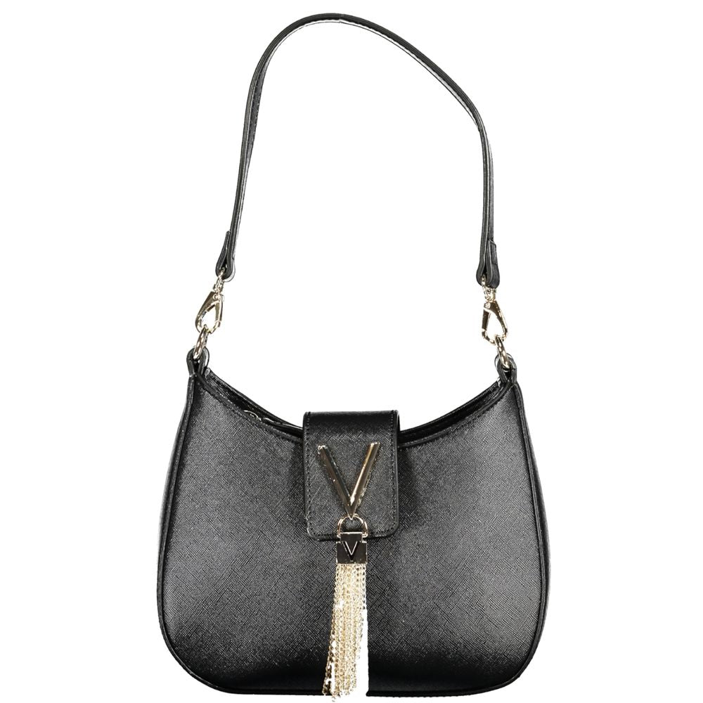Mario Valentino Schwarze Polyethylen-Damenhandtasche