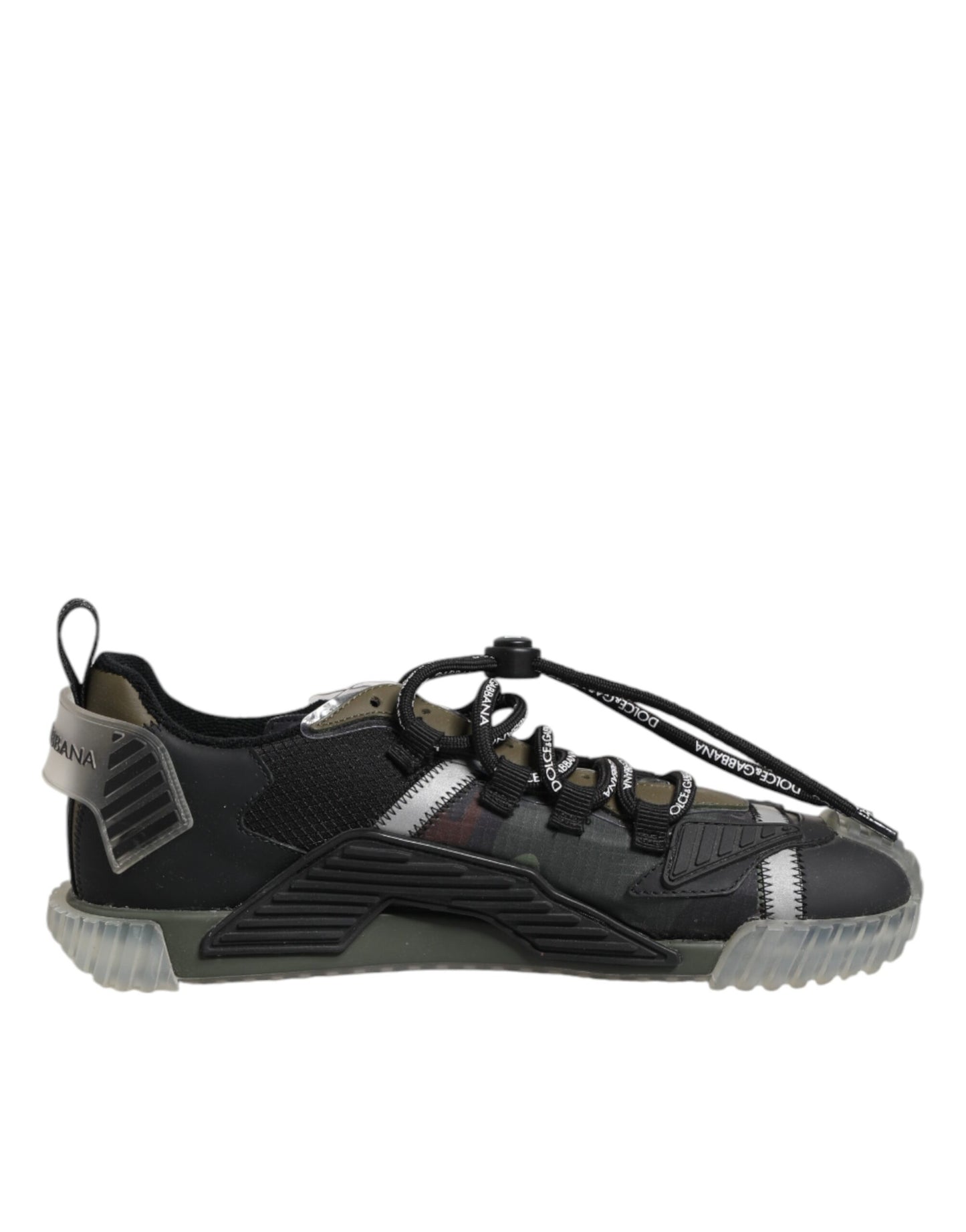 Dolce & Gabbana – Mehrfarbige Low-Top-Sneakers „NS1“ mit Schnürung