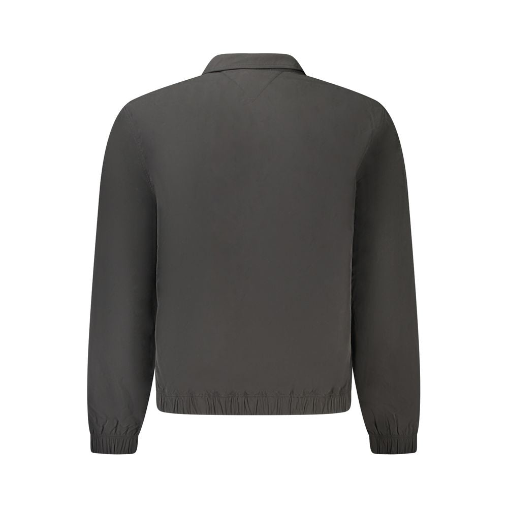Tommy Hilfiger – Schwarze Polyesterjacke für Herren