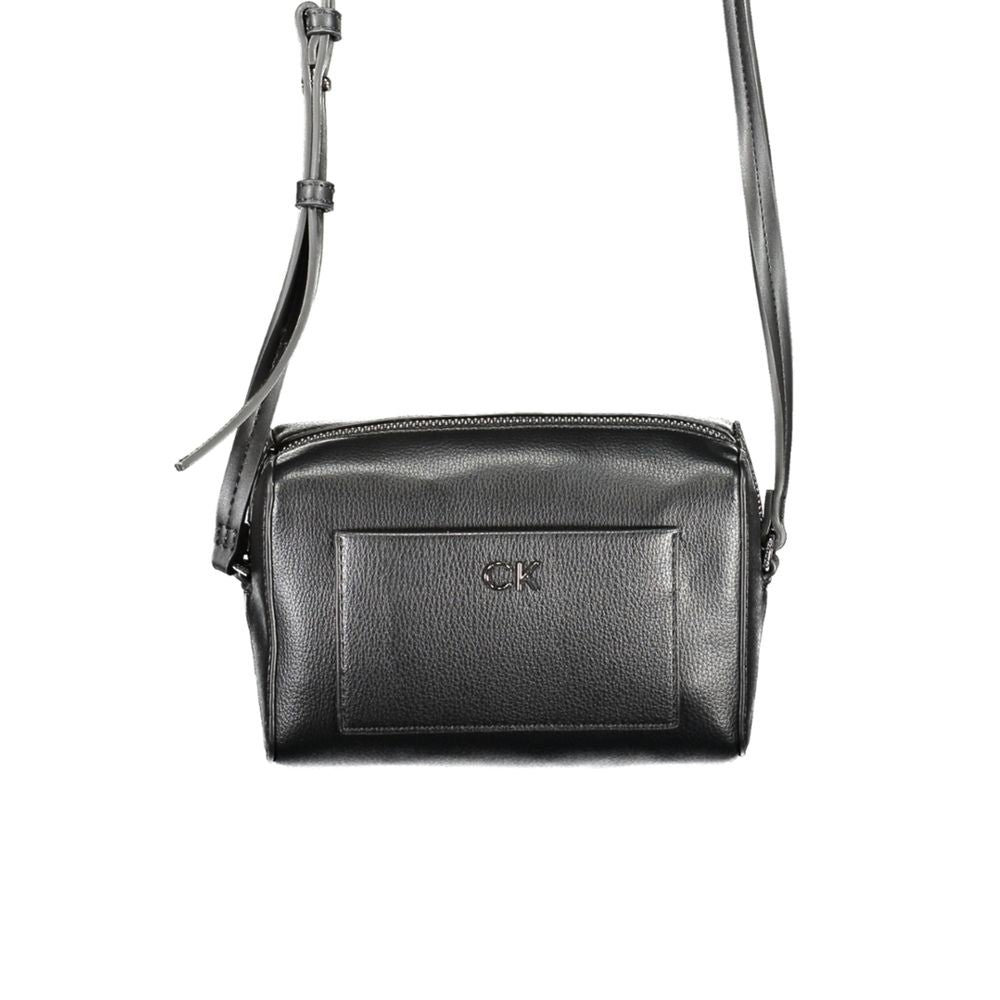 Calvin Klein Schwarze Polyester-Handtasche