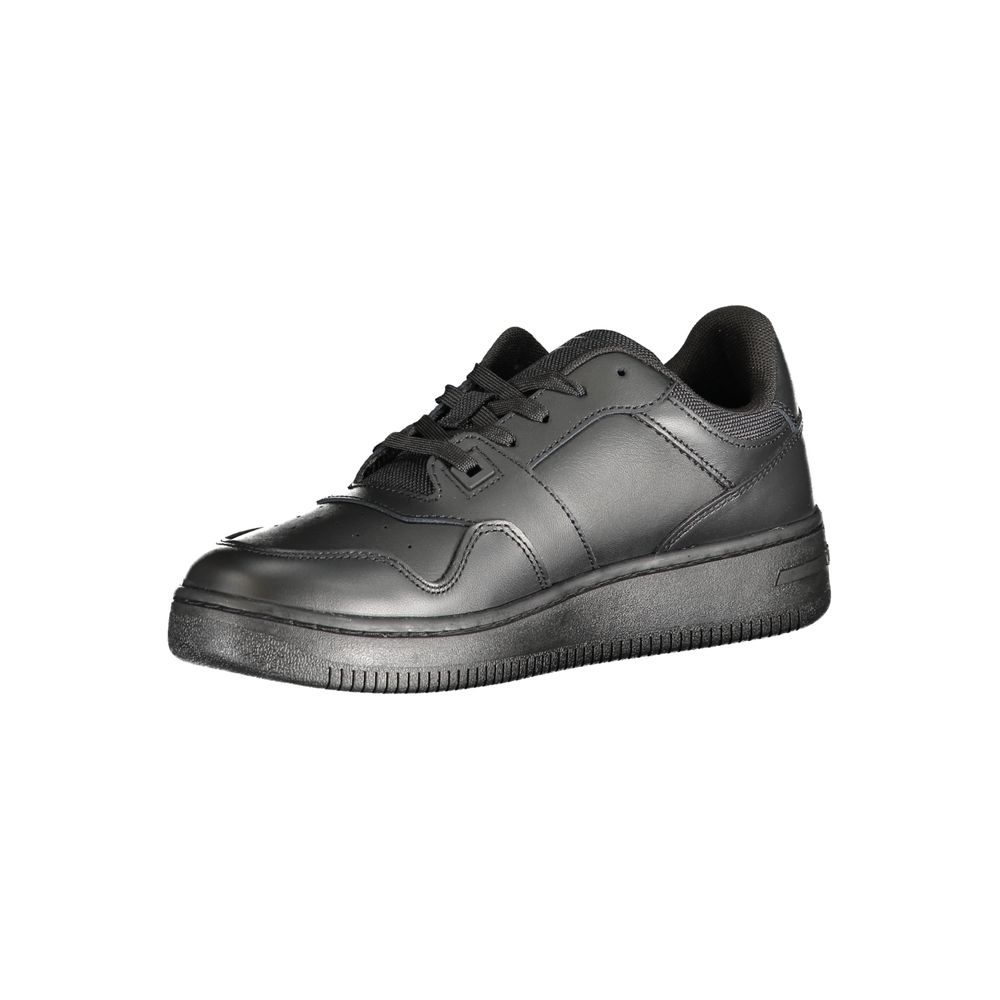 Tommy Hilfiger – Schwarze Polyester-Sneaker