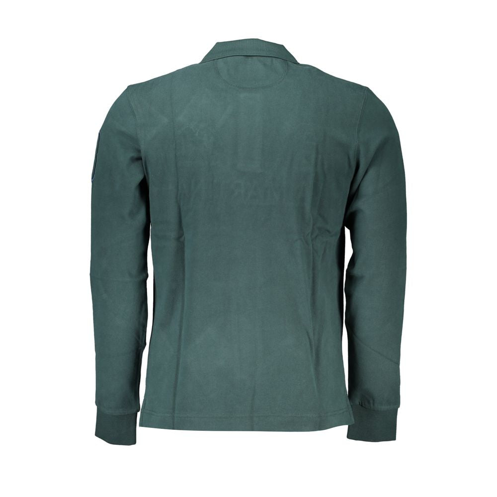 La Martina – Klassisches grünes Poloshirt mit Stickerei