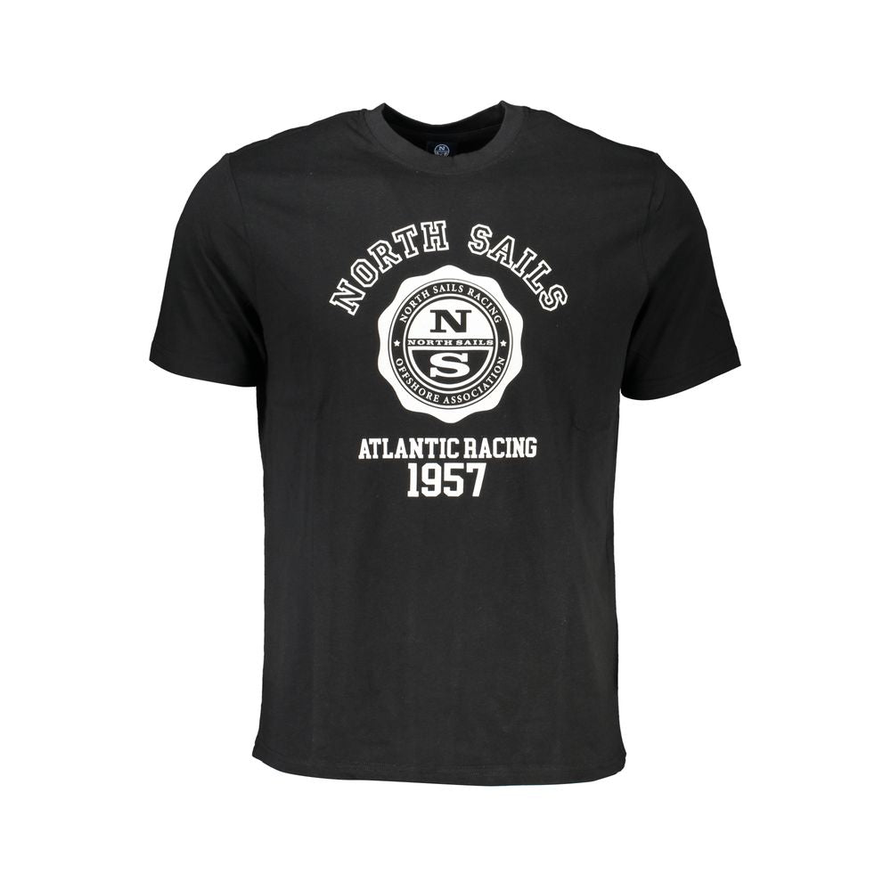 Schwarzes Baumwoll-T-Shirt von North Sails