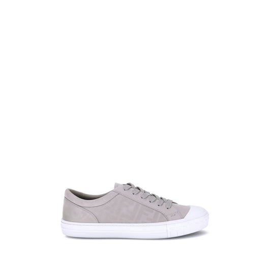 Fendi Beige Rubber Low Top Sneakers