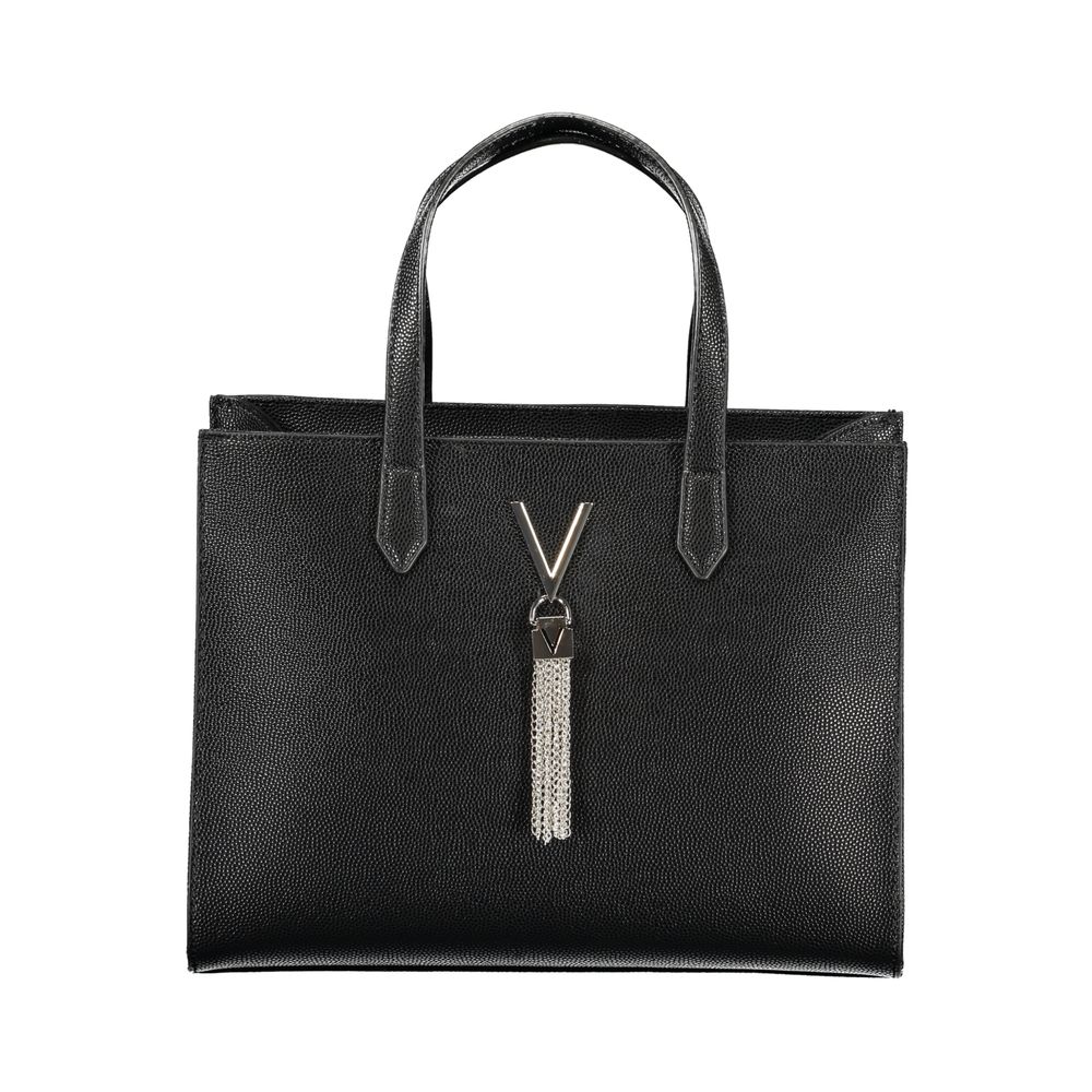 Mario Valentino Schwarze Polyethylen-Damenhandtasche