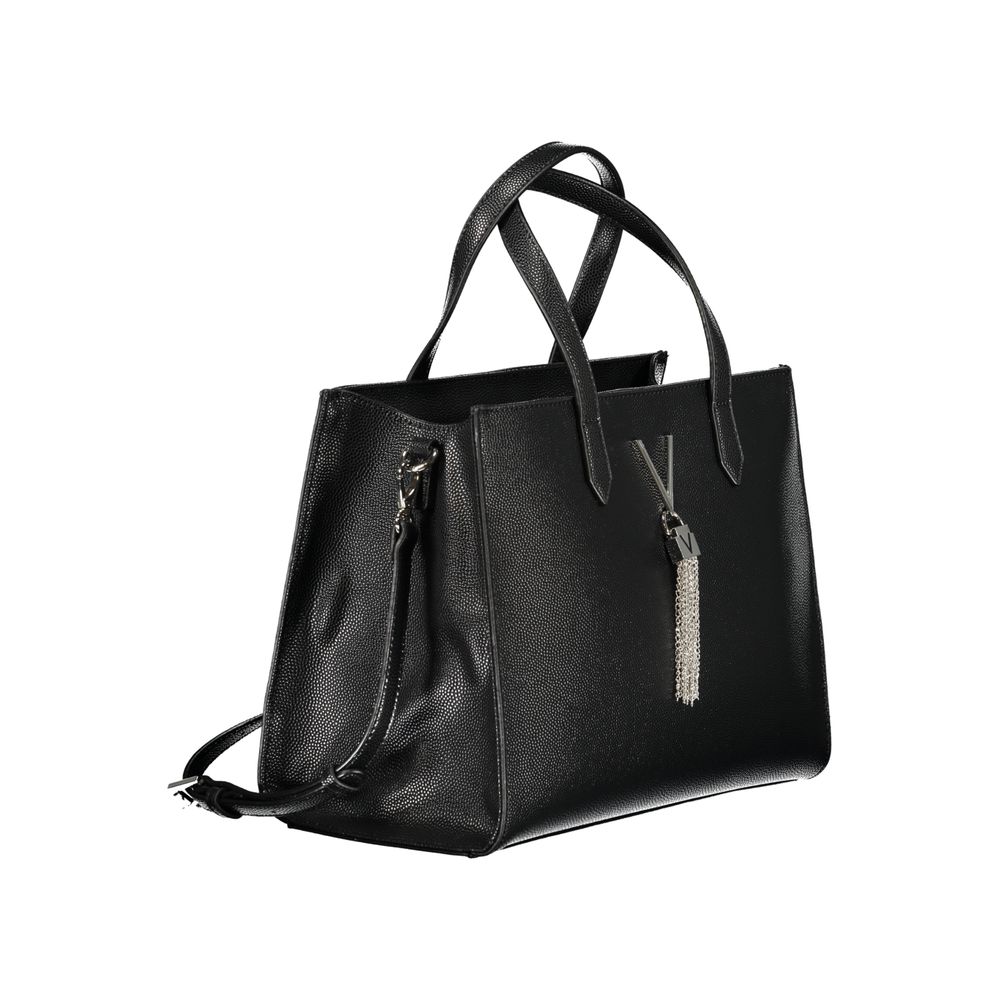 Mario Valentino Schwarze Polyethylen-Damenhandtasche